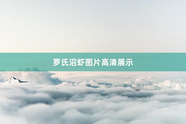 罗氏沼虾图片高清展示